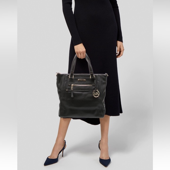 Michael Kors Grained Leather Tote - Picture 2 of 6